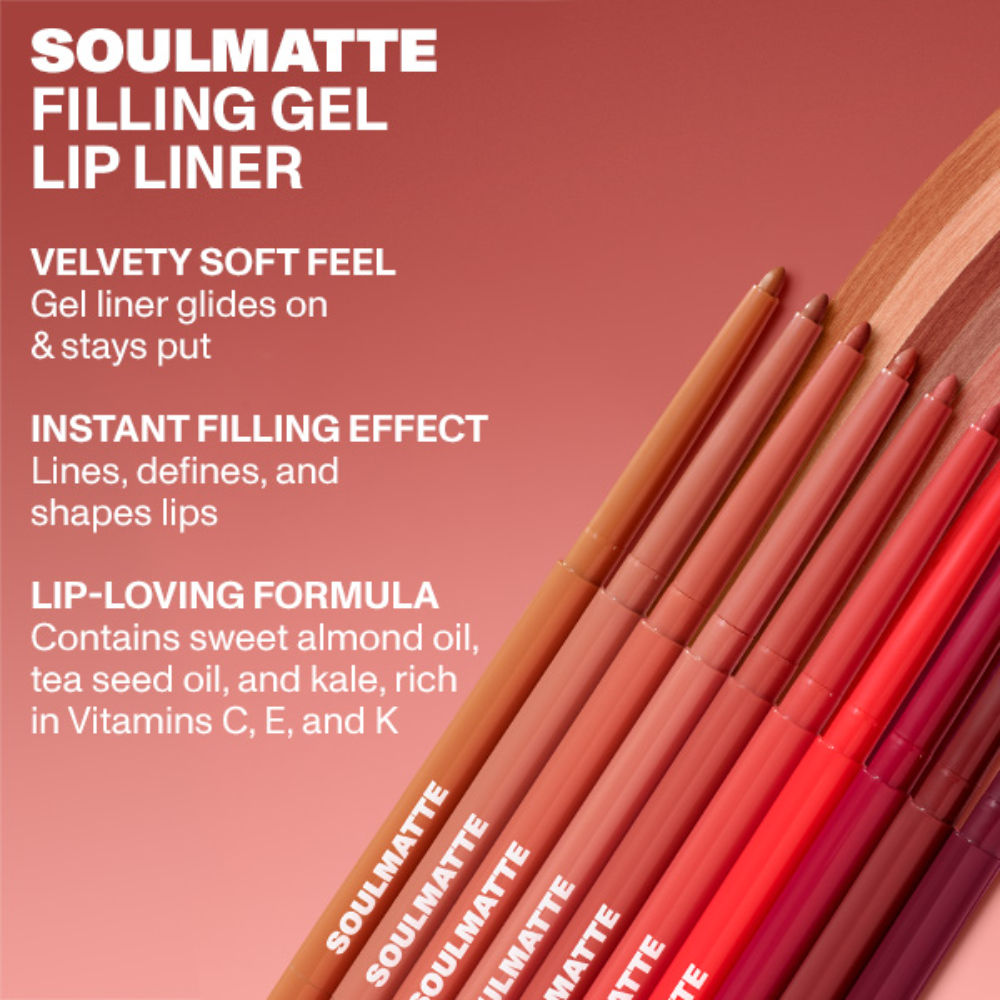 MORPHE Soulmatte Filling Gel Lip Liner - Whipped, 0.21g