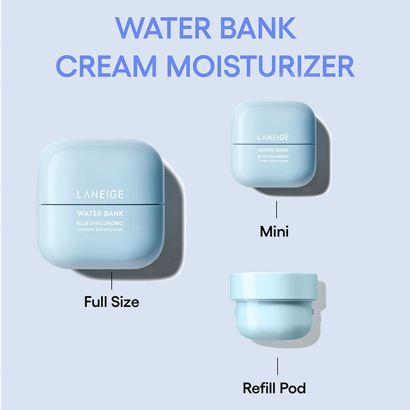 LANEIGE Water Bank Blue Hyaluronic Cream Moisturizer, 50ml