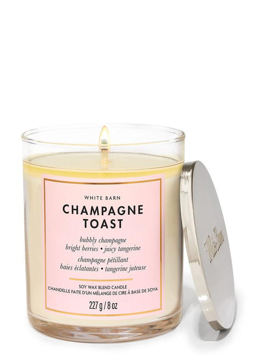 Bath & Body Works Champagne Toast Single Wick Candle, 227 g / 8 oz Buy at Indicrest