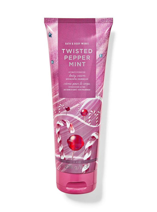 Bath & Body Works Twisted Peppermint Ultimate Hydration Body Cream, 226 g / 8 oz Buy at Indicrest