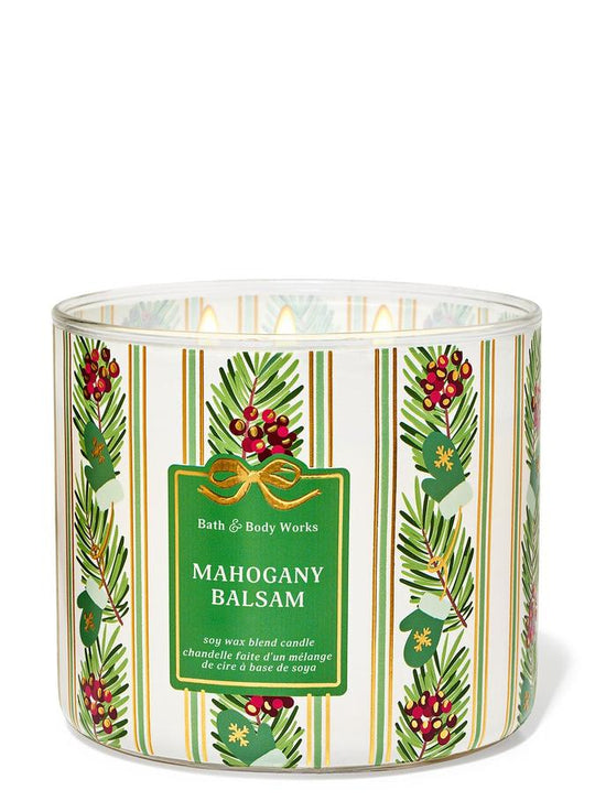 Bath & Body Works Mahogany Balsam 3-Wick Candle, 411 g/14.5 oz Buy at Indicrest