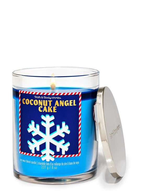 Bath & Body Works Coconut Angel Cake Single Wick Candle, 227 g / 8 oz Buy at Indicrest
