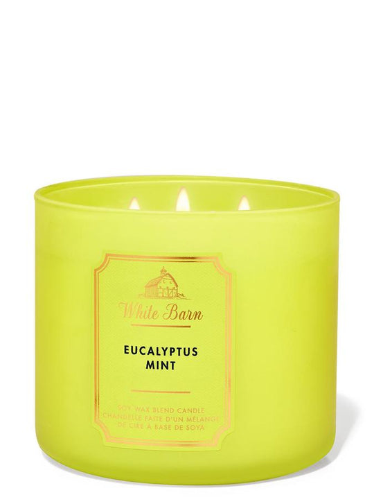 Bath & Body Works Eucalyptus Mint 3-Wick Candle, 411 g/ 14.5 oz Buy at Indicrest