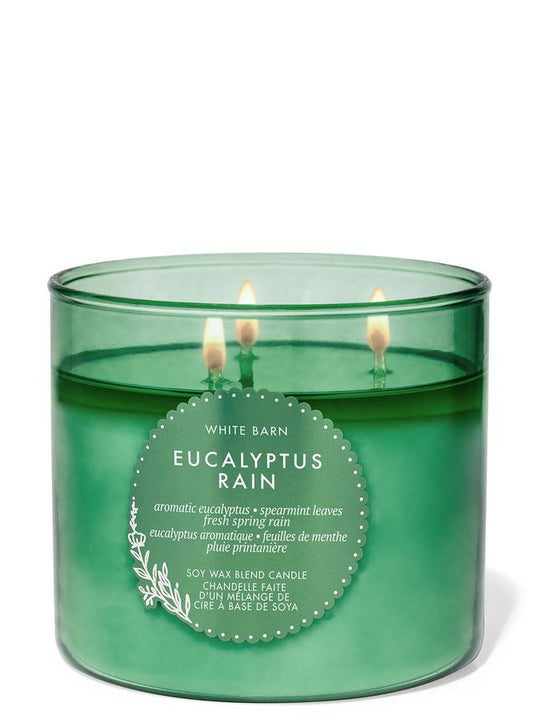 Bath & Body Works Eucalyptus Rain 3-Wick Candle, 411 g / 14.5 oz Buy at Indicrest