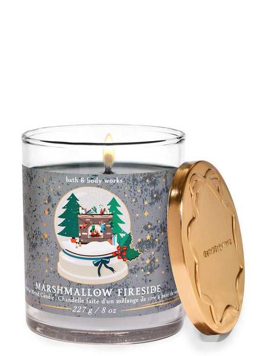 Bath & Body Works Marshmallow Fireside Single Wick Candle, 227 g / 8 oz Buy at Indicrest