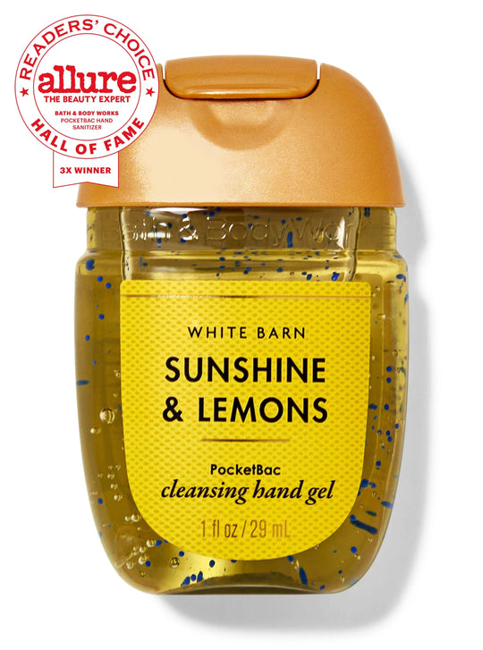 Bath & Body Works Sunshine & Lemons PocketBac Cleansing Hand Gel, 29 ml / 1 fl oz Buy at Indicrest