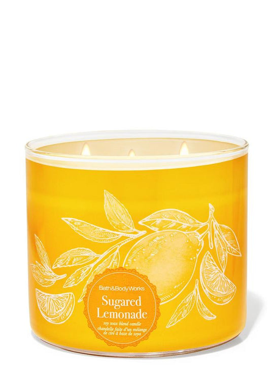 Bath & Body Works Sugared Lemonade 3-Wick Candle, 411 g/ 14.5 oz Buy at Indicrest