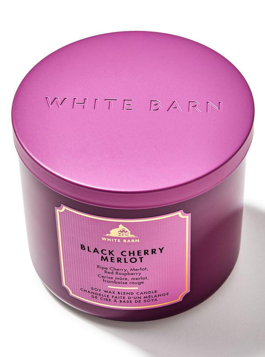 Bath & Body Works Black Cherry Merlot 3-Wick Candle, 411 g/ 14.5 oz Buy at Indicrest