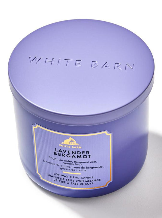 Bath & Body Works Lavender Bergamot 3-Wick Candle, 411 g/ 14.5 oz Buy at Indicrest