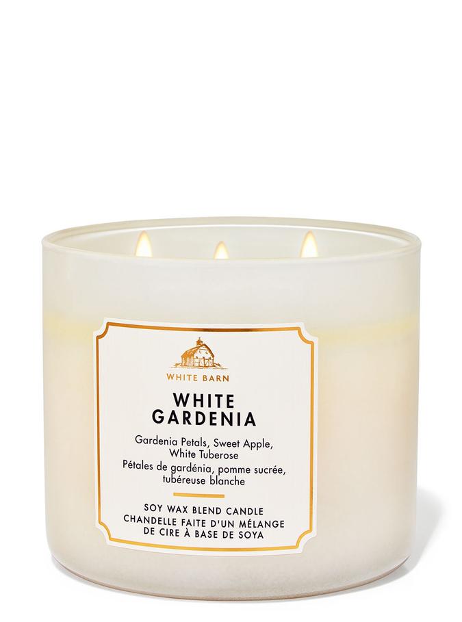 Bath & Body Works White Gardenia 3-Wick Candle, 411 g/ 14.5 oz Buy at Indicrest Image 2