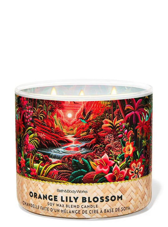Bath & Body Works Orange Lily Blossom 3-Wick Candle, 411 g/ 14.5 oz Buy at Indicrest