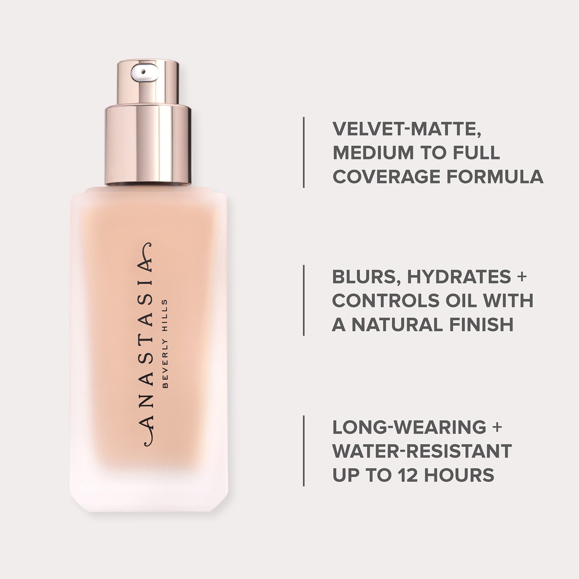 Anastasia Beverly Hills Impeccable Blurring Second Skin Matte Foundation - 2N, 35ml