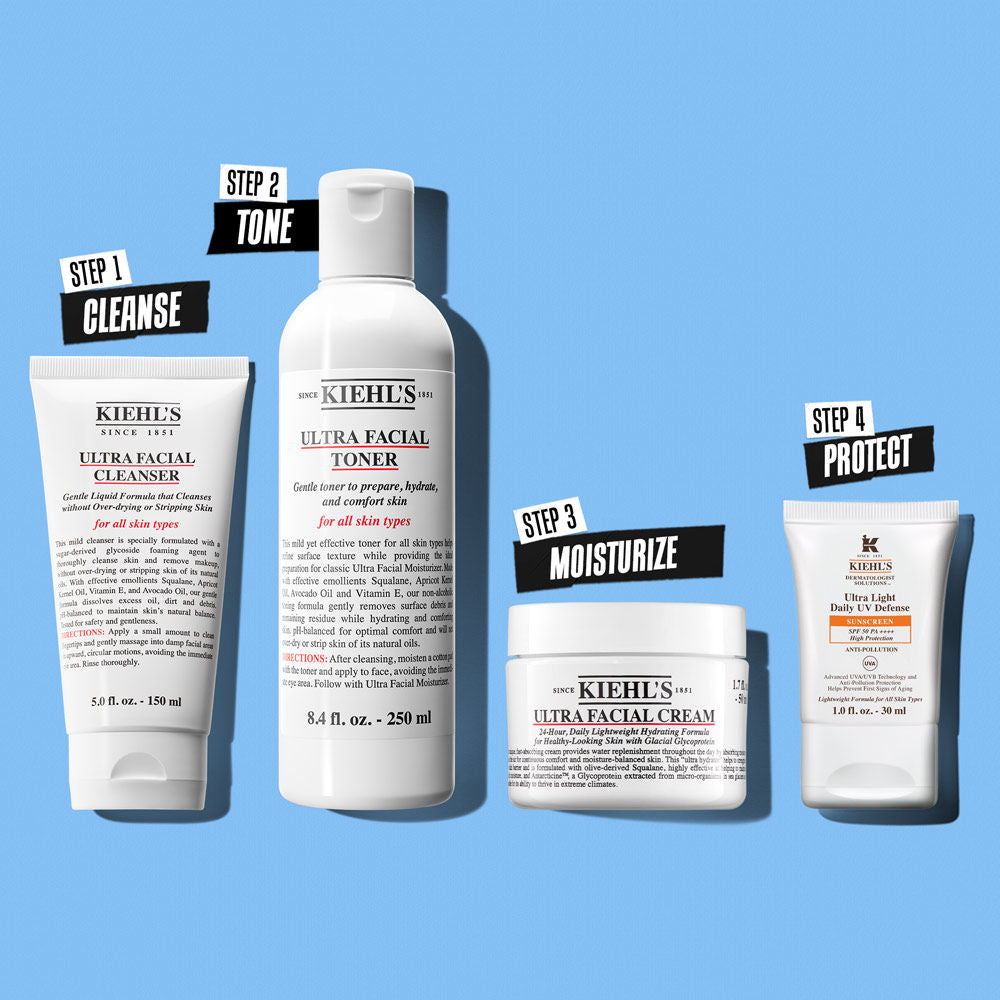 Kiehl's Ultra Facial Cleanser - Gentle and Non-Stripping With Squalane, 75ml