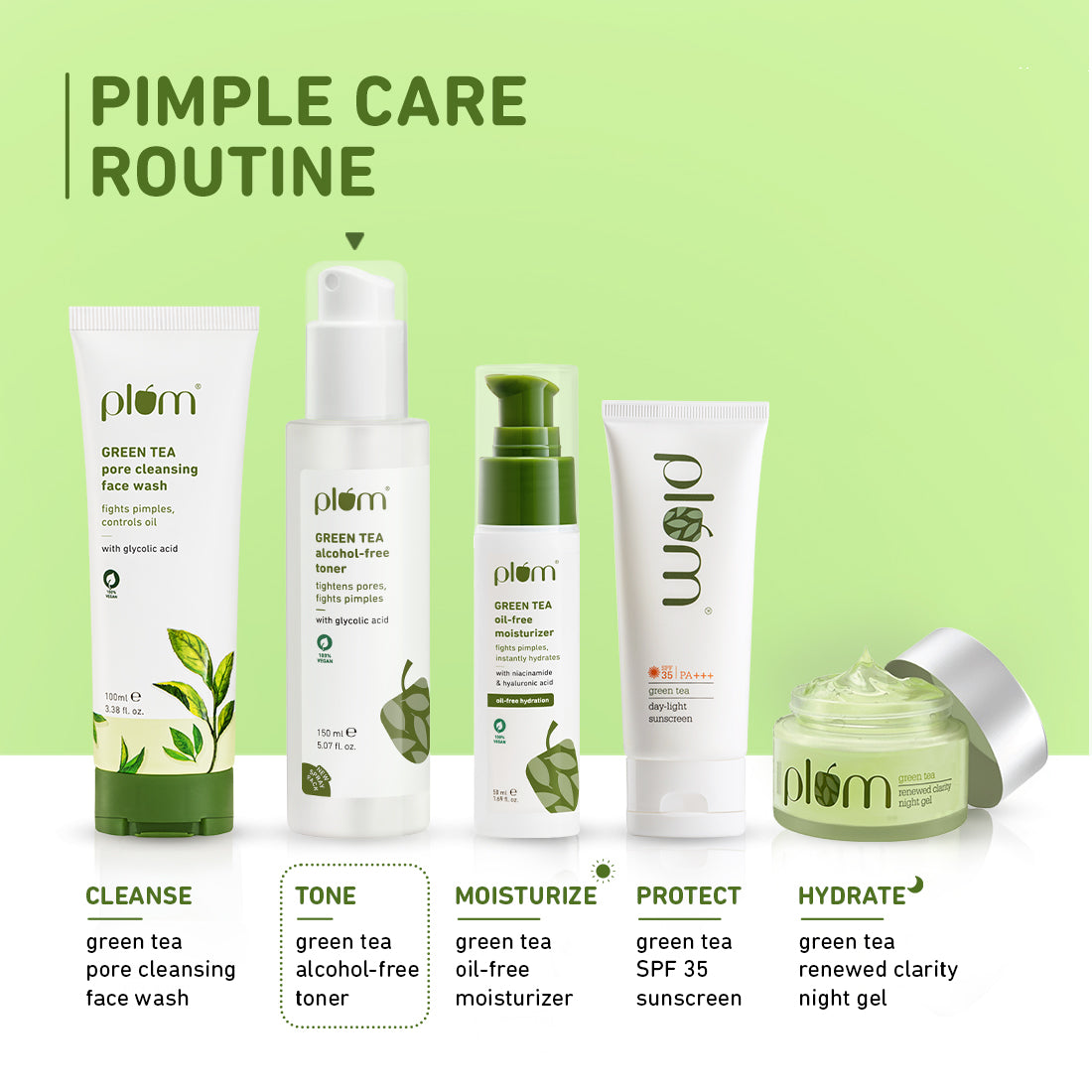 Plum Green Tea Alcohol-Free, Pore Tightening Face Toner | Tightens Pores | Non-Comedogenic | Dermat-Tested, 200ml Buy at Indicrest Image 14