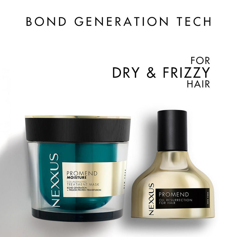 Nexxus Moisture Collagenizing Bond Treatment Mask + Oil Resurrection Hair Serum Combo, 2pcs, Buy from Indicrest