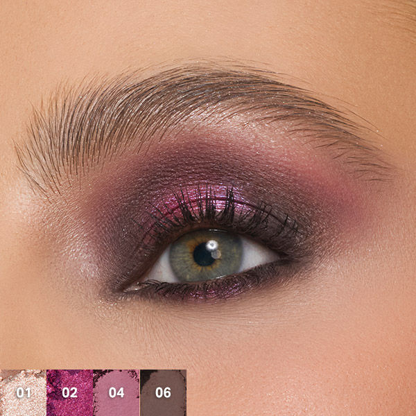 MORPHE ChromaPlus 6-Pan Eyeshadow Palette - Love Byte, 7.5g