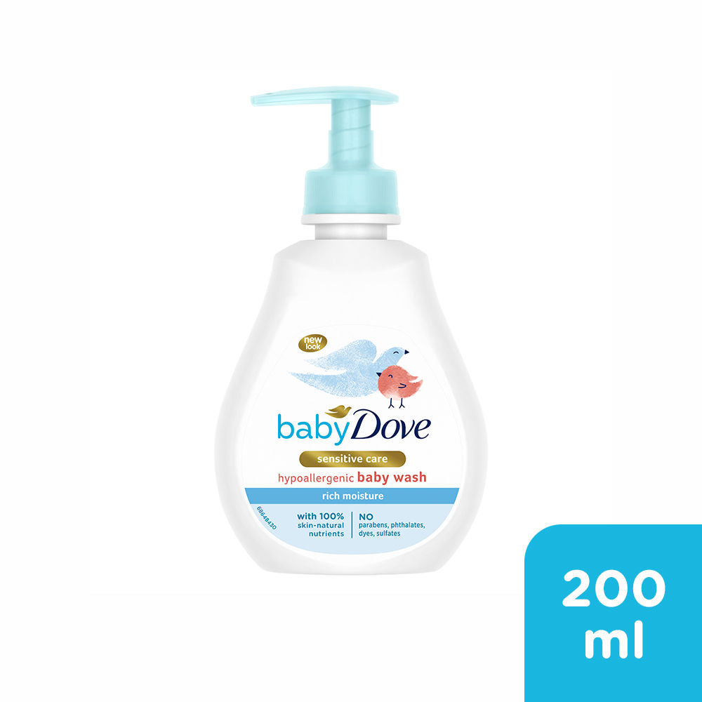 Baby Dove Rich Moisture Hypoallergenic Body Wash, 200ml Buy at Indicrest