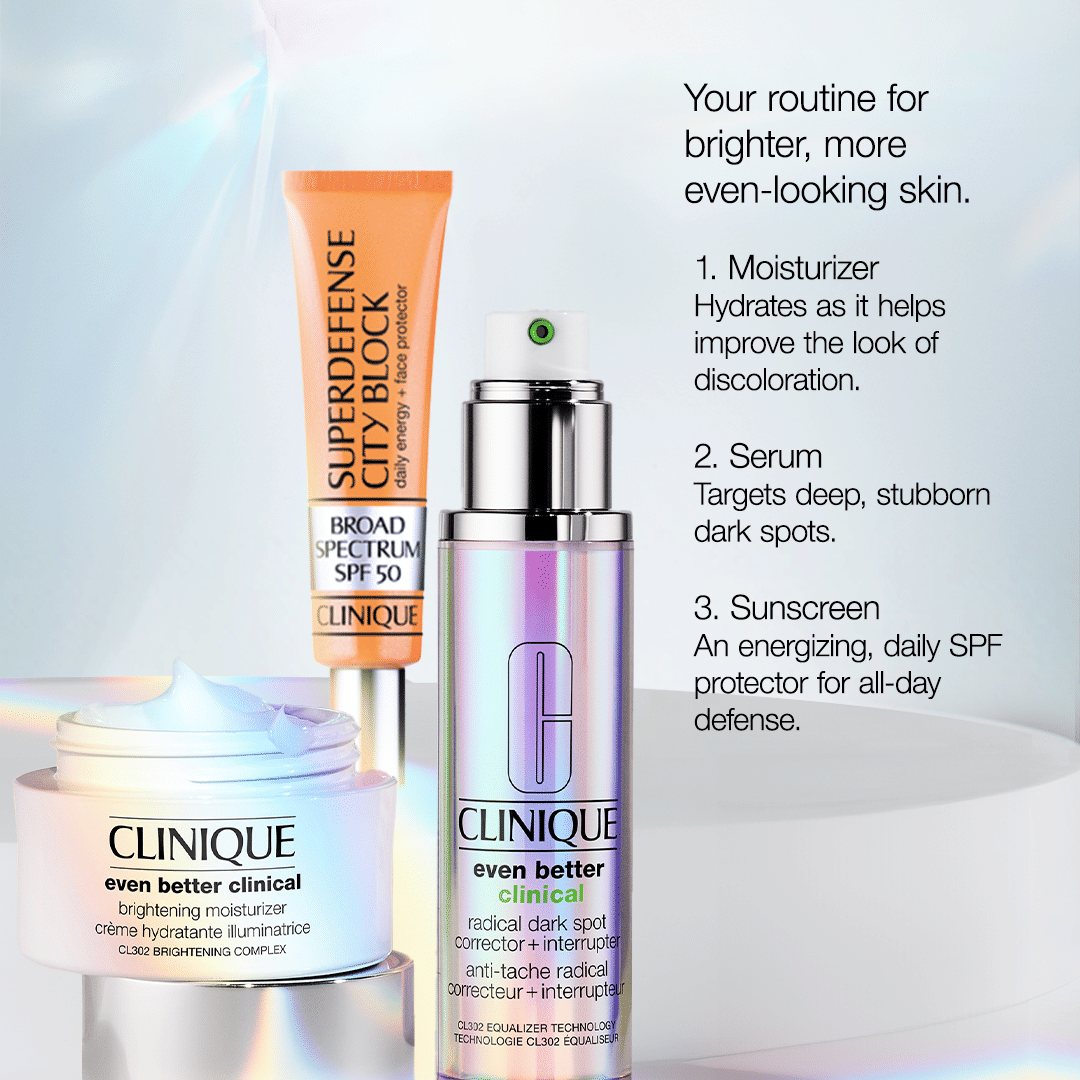 Clinique Even Better Clinical Radical Dark Spot Corrector + Interrupter Mini, Serum with Vitamin C, 10ml