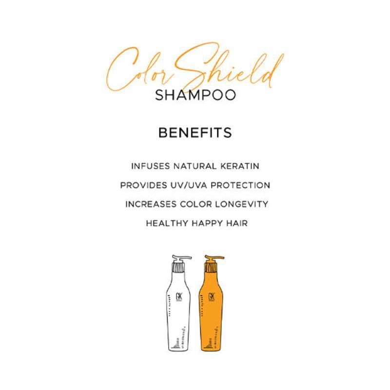 GK Hair Color Protection UV/UVA Shield Shampoo - For Damaged, Color & Chemically Treated Hair, 240ml