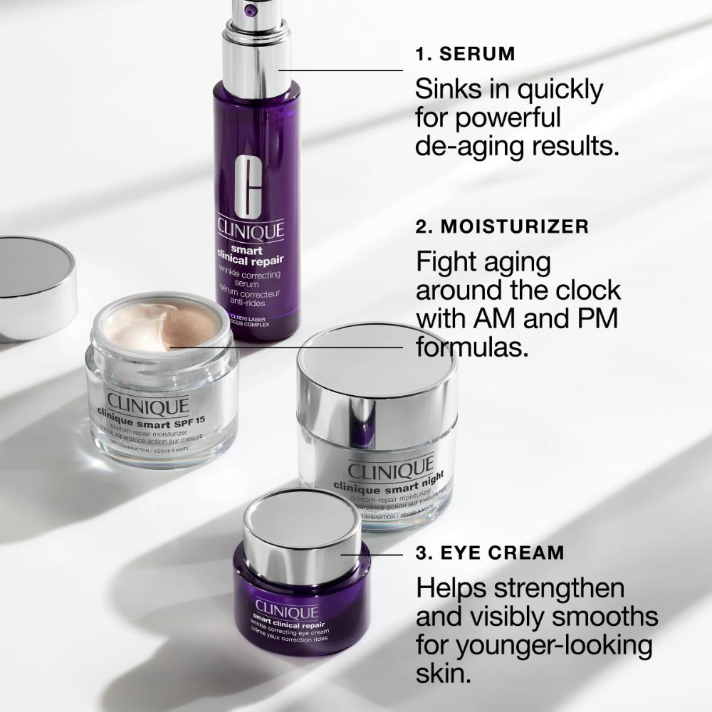 Clinique Smart Clinical Repair Wrinkle Correcting Eye Cream With Peptides, 15ml