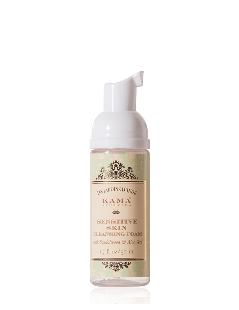 Kama Ayurveda Mini Sensitive Skin Cleansing Foam With Sandalwood & Aloe Vera, 50ml