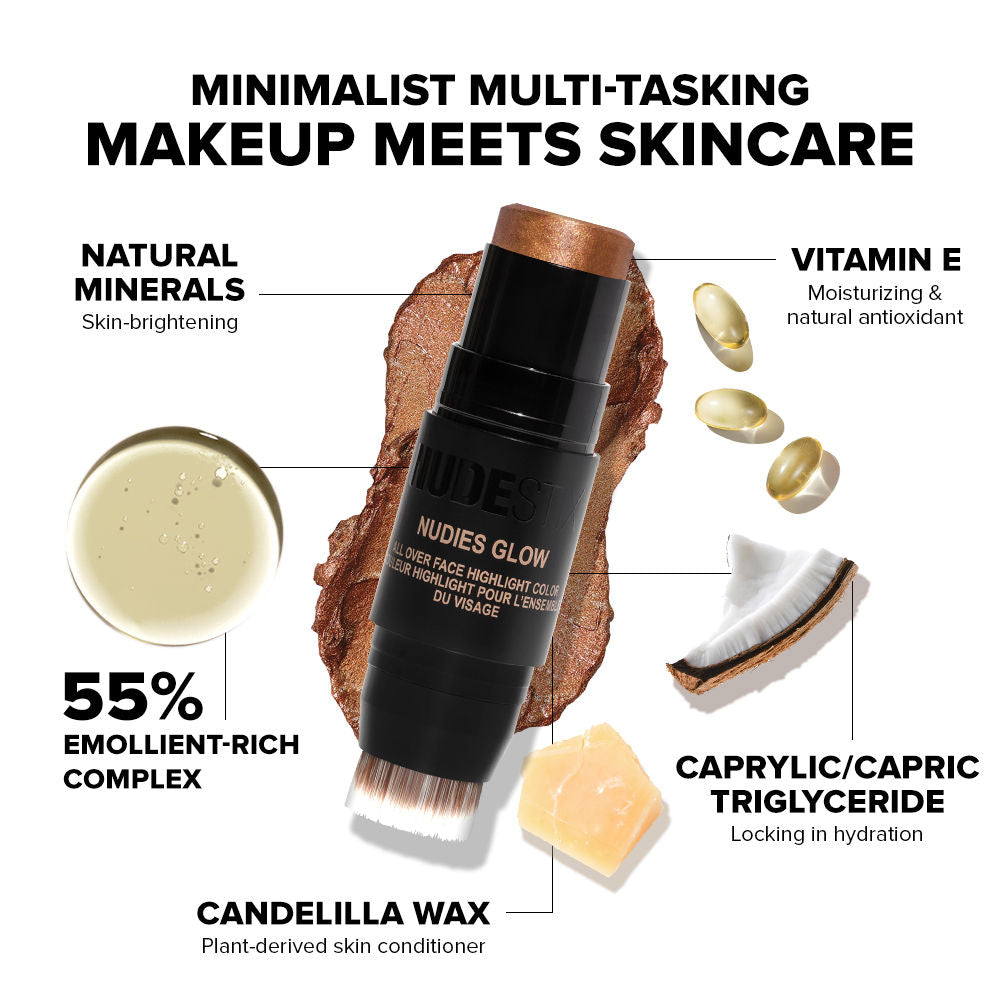 Nudestix Nudies Glow All Over Face Color - Ice Ice Baby, 8gm