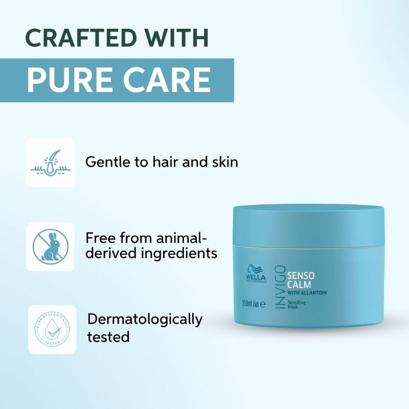 Wella Professionals INVIGO Senso Calm Sensitive Mask, 150ml Buy at Indicrest Image 3