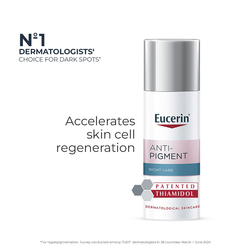 Eucerin Anti-Pigment Night Cream With Thiamidol Reduces Dark Spots & Night Regeneration, 50ml, Buy from Indicrest