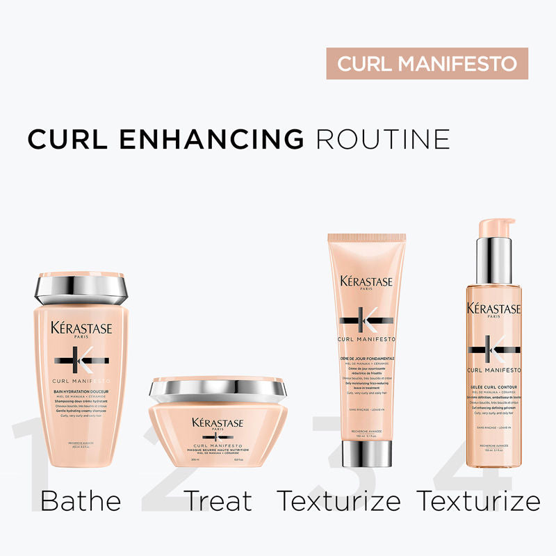 Kerastase Curl Manifesto Hair Mask For Curly & Wavy Hair, Hydrates & Reduces Frizz, 200ml