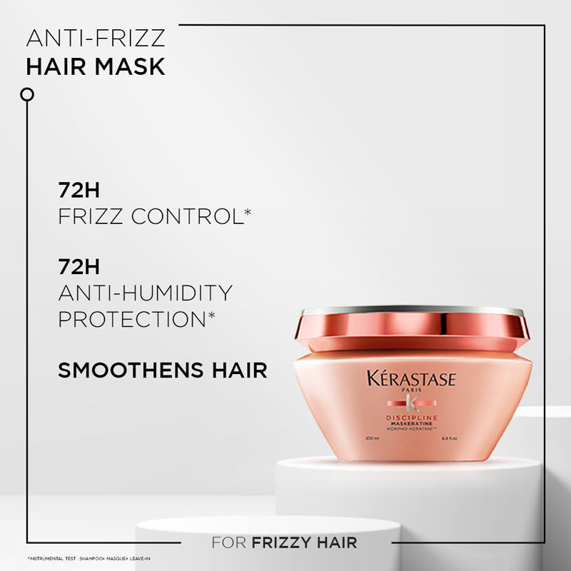 Kerastase Discipline Maskeratine Mask For Frizzy Hair, With Morpho-Keratine, 200ml