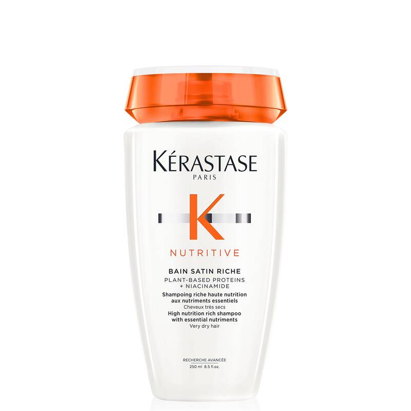 Kerastase Nutritive Riche Shampoo For Dry Hair, With Proteins & Niacinamide, Vegan, 250ml