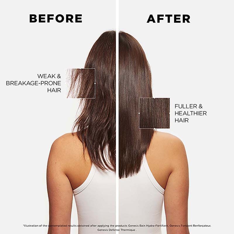 Kerastase Genesis Conditioner For Fine To Medium Hair, Adds Strength & Reduces Hair Fall & Breakage, 200ml