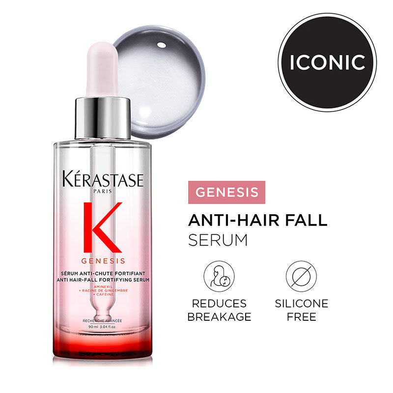 Kerastase Genesis Anti-Hair Fall Daily Scalp Serum, With 1.5% Aminexil & Ginger Root Extract, 90ml, Buy from Indicrest