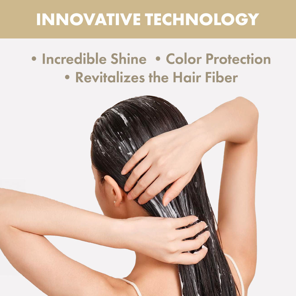 ALFAPARF MILANO Diamond Conditioner Adds Gloss & Shine For Frizzy Hair, Sulfate Free, 1000ml
