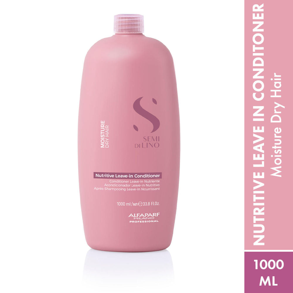 ALFAPARF MILANO Nutritive Leave In Conditioner For Dry & Frizzy Hair, Treats Damage Sulfate Free, 1000ml, Buy from Indicrest