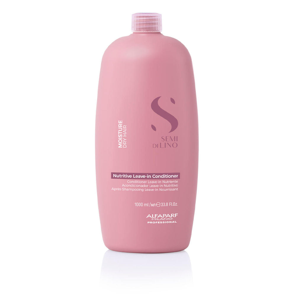 ALFAPARF MILANO Nutritive Leave In Conditioner For Dry & Frizzy Hair, Treats Damage Sulfate Free, 1000ml