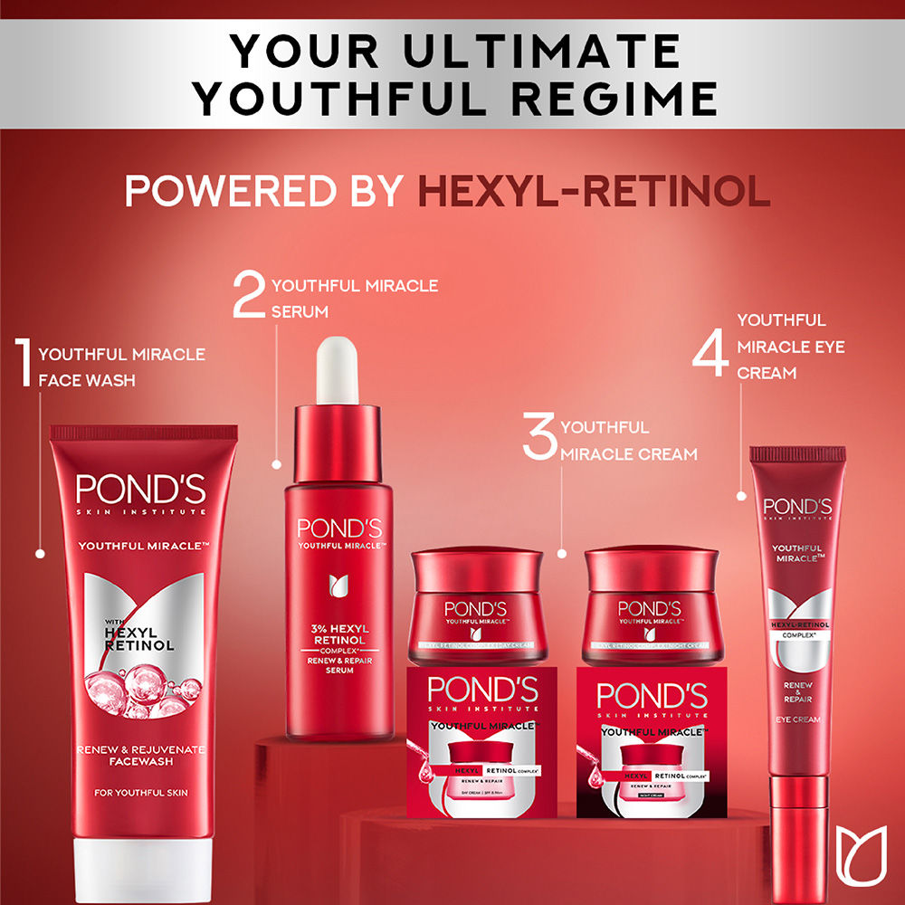 Pond’s Youthful Miracle Hexyl Retinol Complex, Renew & Repair Serum, 14ml Buy at Indicrest Image 7