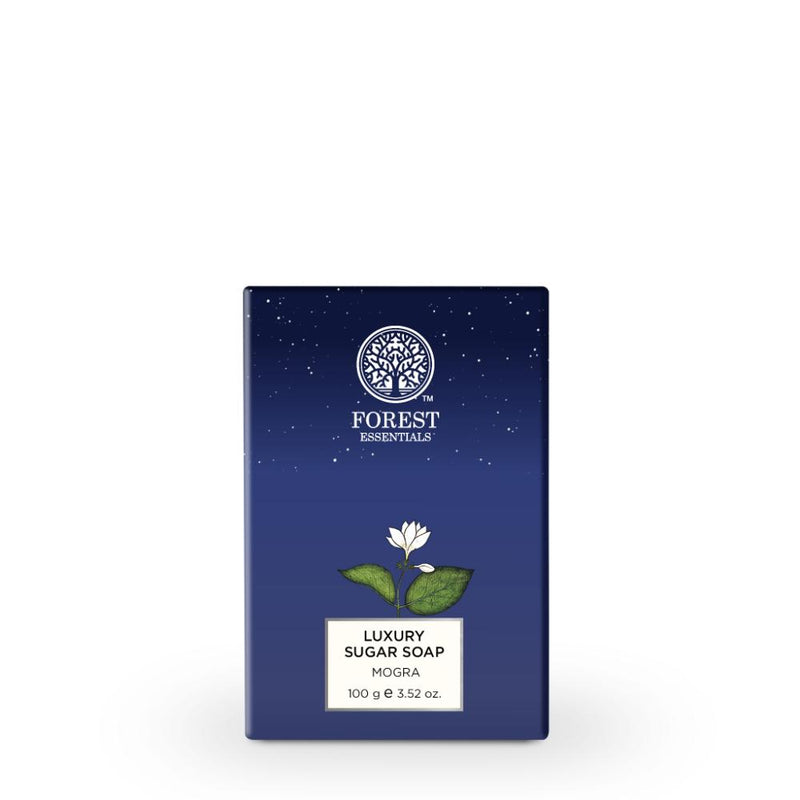 Forest Essentials Luxury Sugar Soap Mogra, 100g, Buy from Indicrest