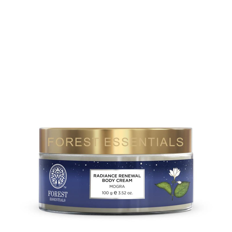 Forest Essentials Radiance Renewal Body Cream Mogra - Moisturising & Hydrating, 100g, Buy from Indicrest