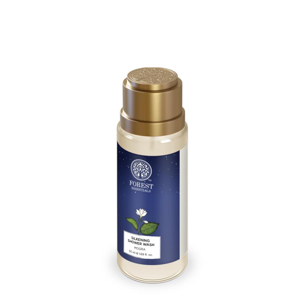 Forest Essentials Silkening Shower Wash Mogra - Delicately Scented, 50ml