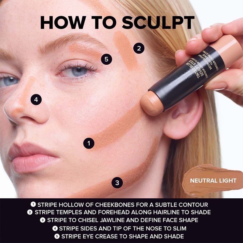 Nudestix Tinted Blur Sculpt Stick - Neutral Light, 6.2 g