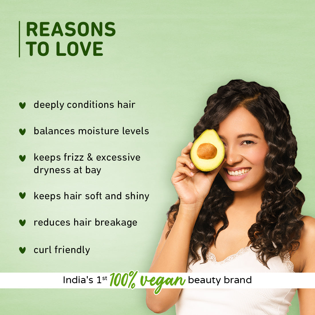 Plum Avocado Nourish-Up Hair Mask | Nourishes Hair | Retains Moisture, 250g Buy at Indicrest Image 2