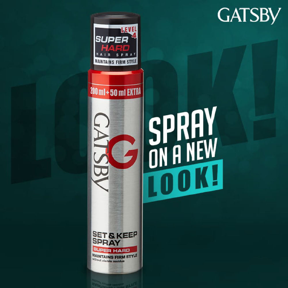 Gatsby Japan's No. 1 Set & Keep Hair Spray - Super Hard, 66ml Buy at Indicrest Image 2