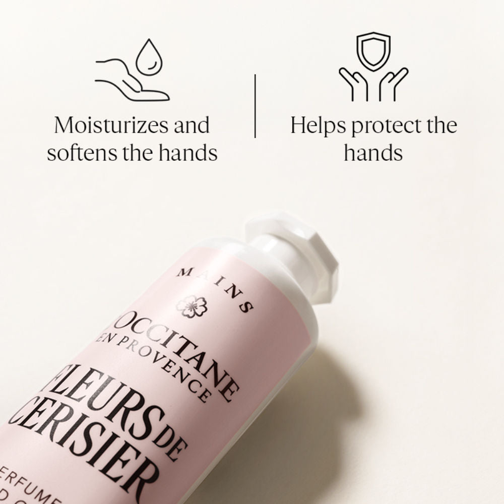 L'Occitane Fleurs de Cerisier, Cherry Blossom Hand Cream, 30ml