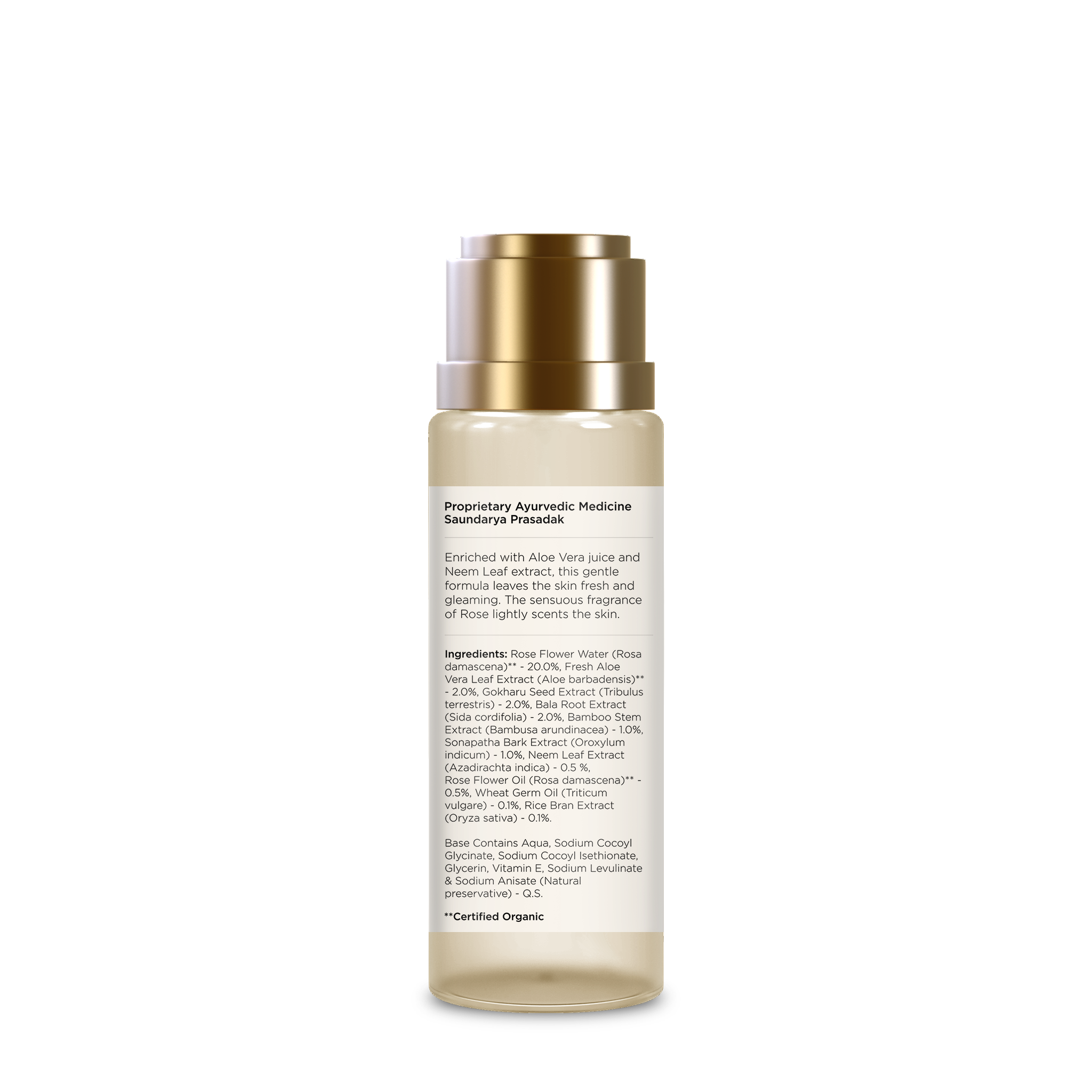 Forest Essentials Silkening Shower Wash Indian Rose Absolute - Ayurvedic Body Wash Sulphate Free, 50ml