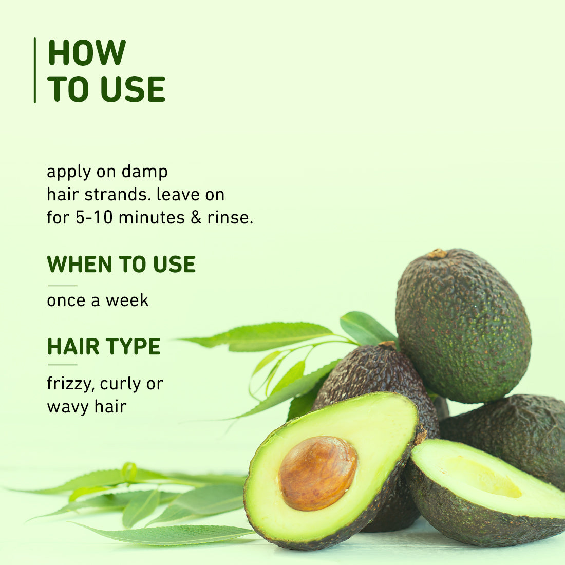 Plum Avocado Nourish-Up Hair Mask | Nourishes Hair | Retains Moisture, 250g Buy at Indicrest Image 3