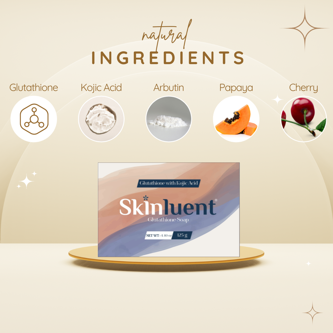 Skinluent Glutathione Face & Body Soap Bar, 125g Buy at Indicrest Image 3