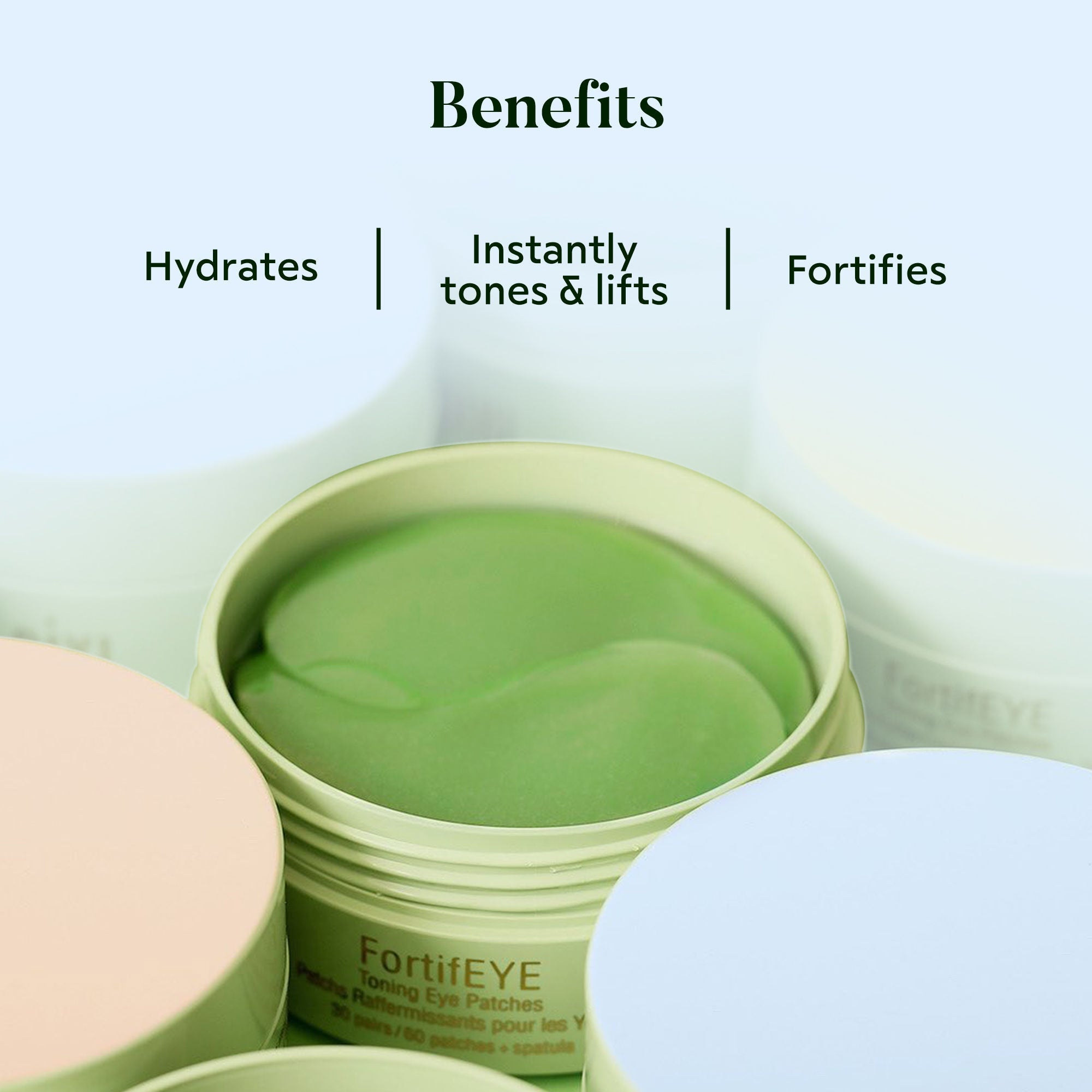 PIXI FortifEYE Firming Under-Eye Patches with Collagen, Retinol & Caffeine, 60pcs