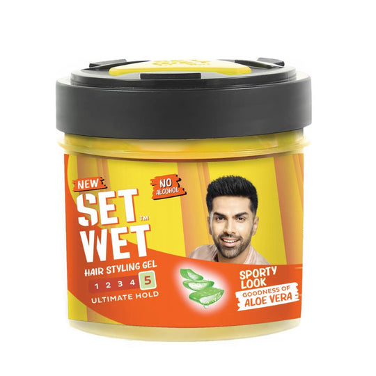 Set Wet Styling Hair Gel Sporty Look Aloe Vera, 250g Buy at Indicrest