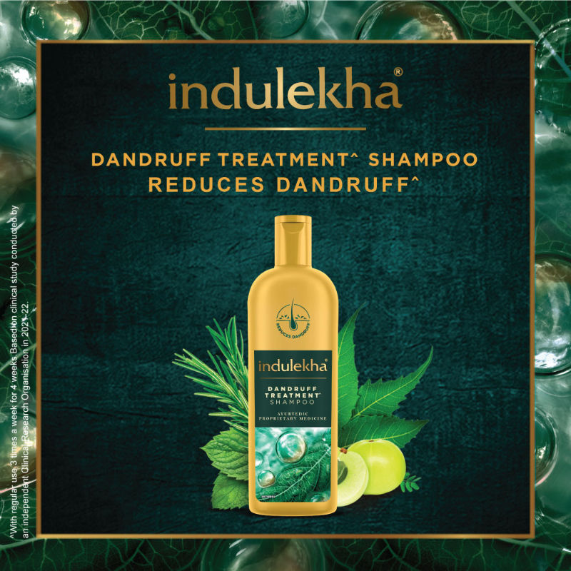 Indulekha Dandruff Treatment Shampoo, 340ml Buy at Indicrest Image 5